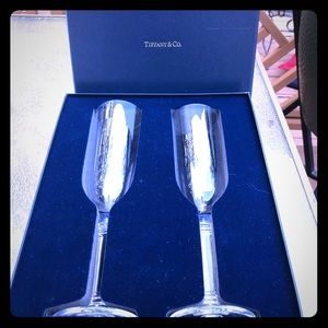 Pair of Tiffany & Co. Champagne Flutes